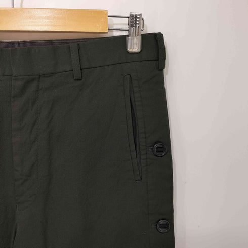 ジョンローレンスサリバン JOHN LAWRENCE SULLIVAN 17SS サイドボタン ウールスラックス メンズ 38