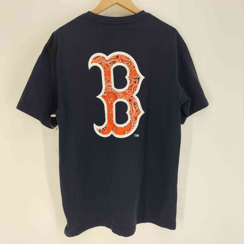 ニューエラ NEW ERA バック ペイズリー ベースボール チーム ロゴ プリント Tシャツ メンズ