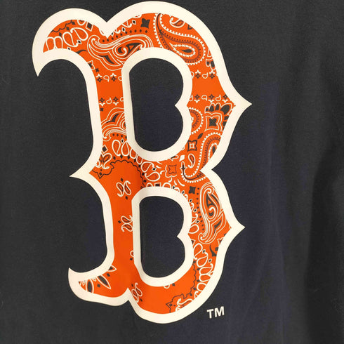 ニューエラ NEW ERA バック ペイズリー ベースボール チーム ロゴ プリント Tシャツ メンズ
