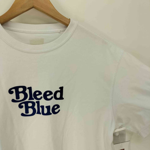 ニューエラ NEW ERA Bleed Blue フロッキー プリント ベースボール チーム Tシャツ メンズ
