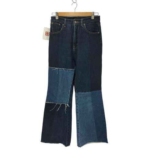 ジーナシス JEANASIS パッチワーク フレアデニム レディース JPN:M