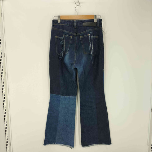 ジーナシス JEANASIS パッチワーク フレアデニム レディース JPN:M
