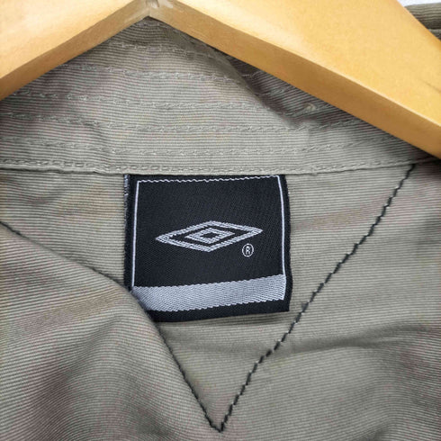 アンブロ UMBRO 90S ロゴ刺繍ワークシャツジャケット メンズ 3XL