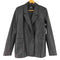 ザラ ZARA TAILORED FAUX LEATHER BLAZER JACKET BLACK レディース US L