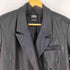 ザラ ZARA TAILORED FAUX LEATHER BLAZER JACKET BLACK レディース US L