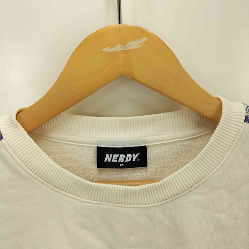 ノルディー nerdy ロゴプリント サイドライン テープ スウェット プルオーバー レディース import:M