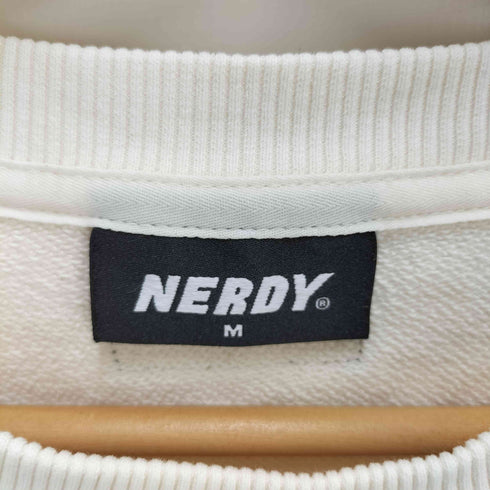 ノルディー nerdy ロゴプリント サイドライン テープ スウェット プルオーバー レディース import:M