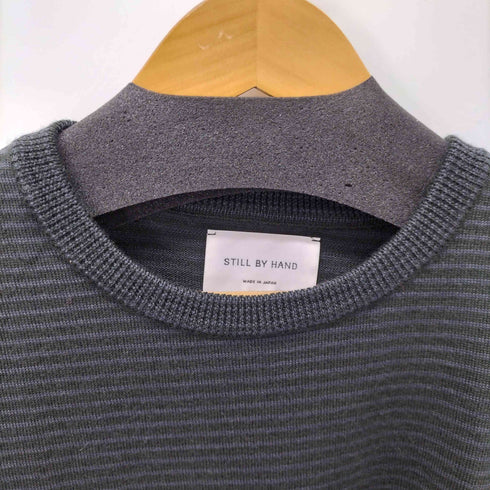 スティルバイハンド STILL BY HAND ハイゲージボーダーニット メンズ JPN:48