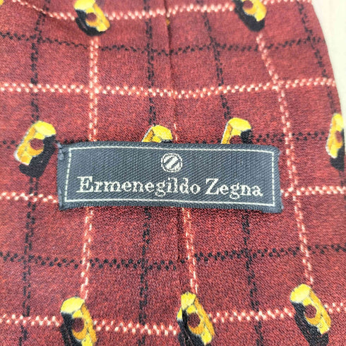エルメネジルドゼニア Ermenegildo Zegna 総柄ネクタイ メンズ