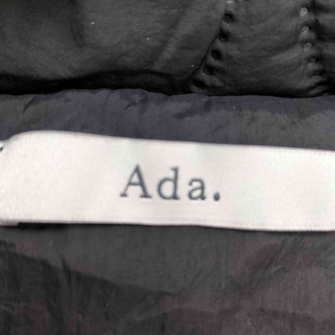 Ada. 24AW 軽く羽織れるあったかもこもこ裏地◎ ステンカラー 中綿 キルティング パファージャケット レディース
