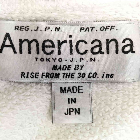 アメリカーナ Americana アーチロゴ プルオーバーパーカー レディース JPN:M