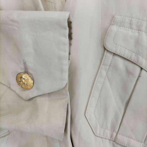 エスカーダ ESCADA MADE IN GERMANY ノーカラージャケット パワーショルダー 金ボタン レディース 42