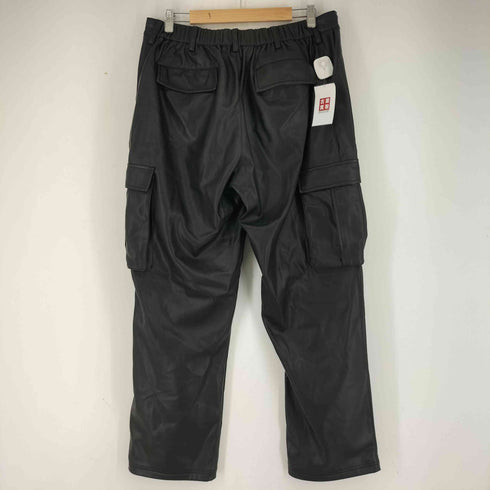 フェイクレザーカーゴパンツ メンズ LL