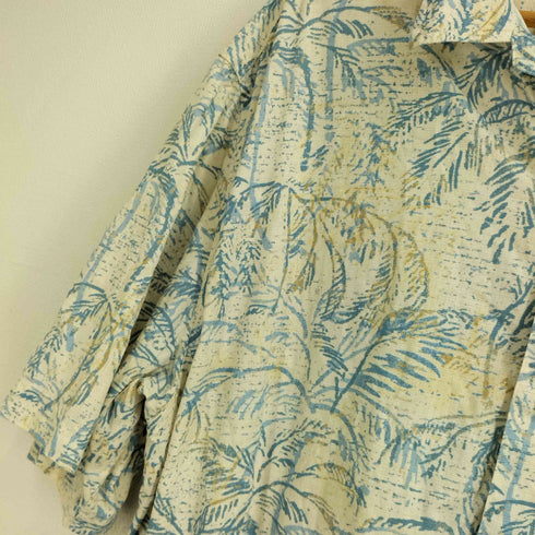 コロンビア Columbia 90-00s ボタニカル 総柄 開襟 半袖シャツ メンズ import:XL