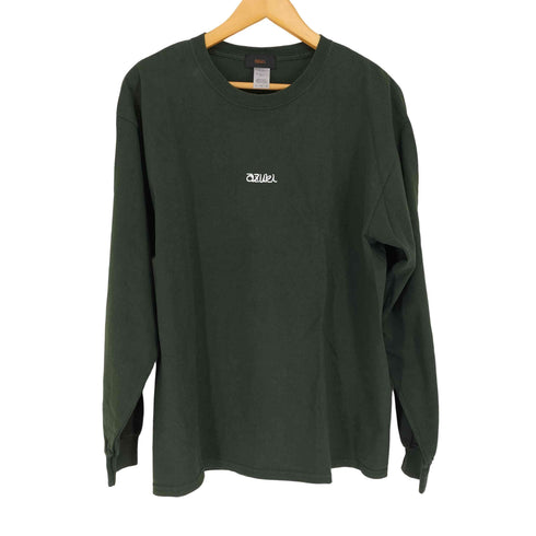 azuki 袖刺繍デザインL/S TEE メンズ JPN:L