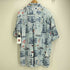 90-00s KEELER BAY 国旗 ヨット 灯台 総柄 半袖シャツ メンズ import:XL