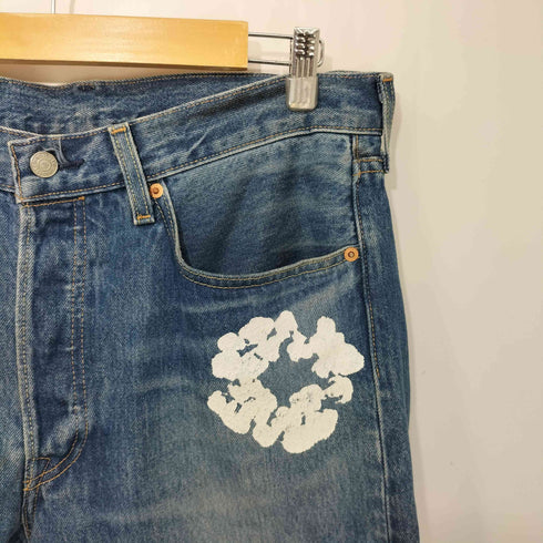 DENIM TEARS The Cotton Wreath Jean Light Wash 501 ボタンフライデニム メンズ W33 L32