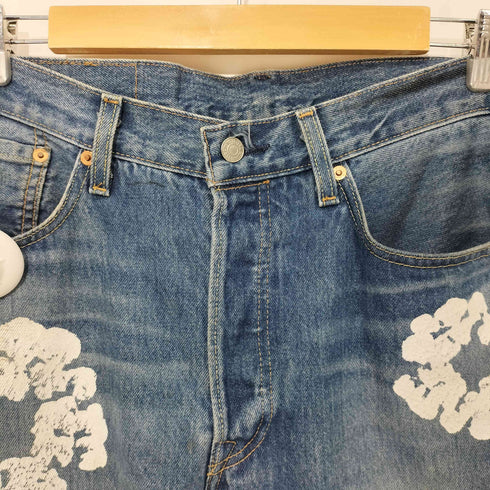 DENIM TEARS The Cotton Wreath Jean Light Wash 501 ボタンフライデニム メンズ W33 L32