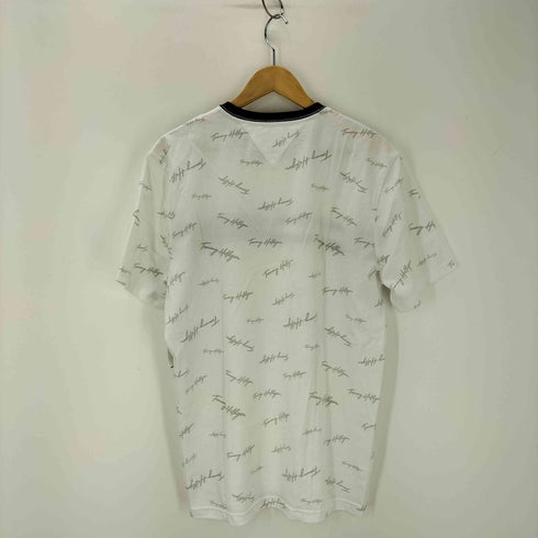 トミーヒルフィガー TOMMY HILFIGER SCRIPT TINO ブランドロゴテープ Tシャツ メンズ import:L