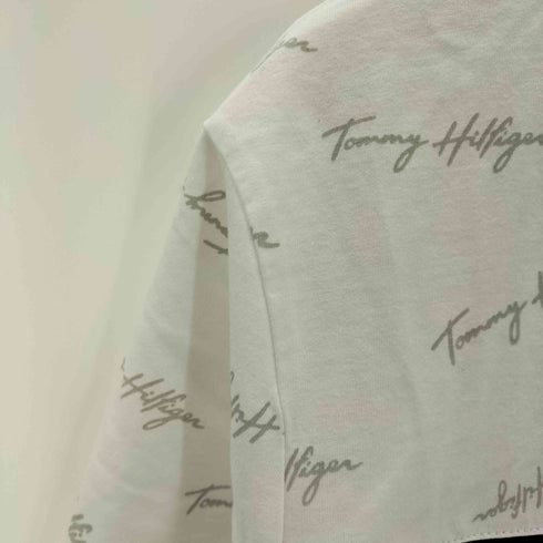 トミーヒルフィガー TOMMY HILFIGER SCRIPT TINO ブランドロゴテープ Tシャツ メンズ import:L