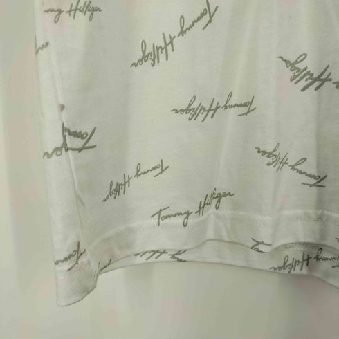 トミーヒルフィガー TOMMY HILFIGER SCRIPT TINO ブランドロゴテープ Tシャツ メンズ import:L