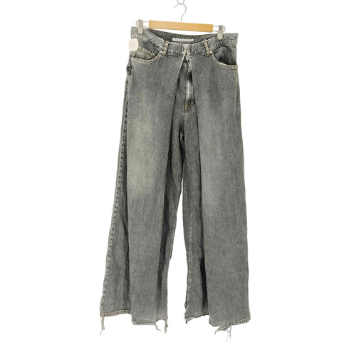 ジョンローレンスサリバン JOHN LAWRENCE SULLIVAN Washed denim super wide pants メンズ JPN:48