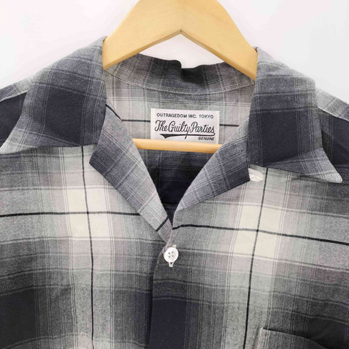 ワコマリア WACKO MARIA Ombre CHECK OPENCOLLAR SHIRT メンズ JPN:M