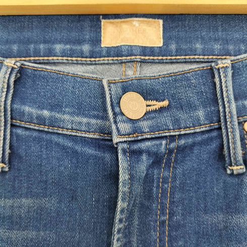 ドゥーズィエムクラス DEUXIEME CLASSE MOTHER INSIDER CROP STEP FRAY Blue Moon マザー デニムパンツ レディース 27