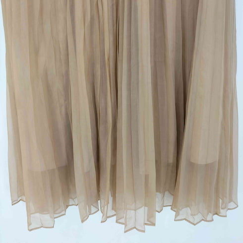 ユナイテッドアローズグリーンレーベルリラクシング UNITED ARROWS green label relaxing FFC オーガンジー プリーツ スカート レディース FREE
