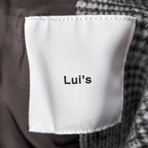 ルイス Luis グレンチェックビッグシルエットオーバーコート レディース JPN:M
