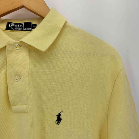 ポロバイラルフローレン Polo by RALPH LAUREN ポニー刺繍 S/S ポロシャツ メンズ import:L