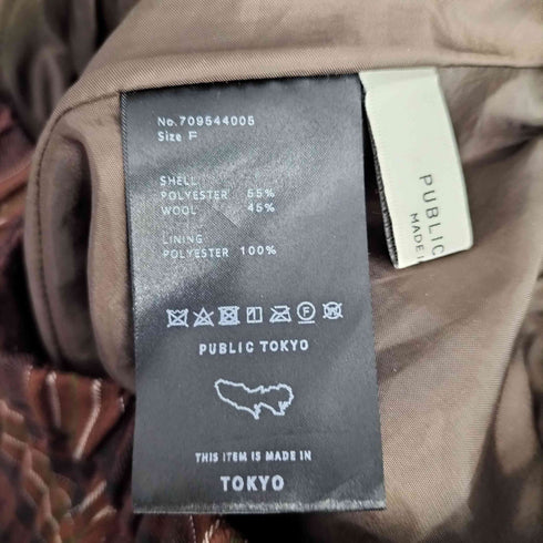 パブリックトウキョウ PUBLIC TOKYO ランダムフリルプリーツスカート レディース FREE