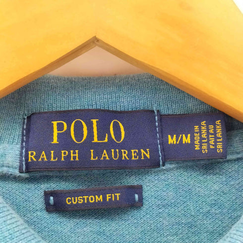 ポロラルフローレン POLO RALPH LAUREN CUSTOM FIT ポニー刺繍 S/S ポロシャツ メンズ import:M