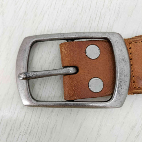 ハンドメイド レザー メッシュベルト レディース M