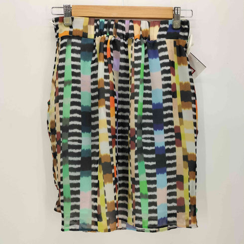 ポールスミスブラックレーベル Paul Smith BLACK LABEL 総柄 レイヤード スカート レディース 42