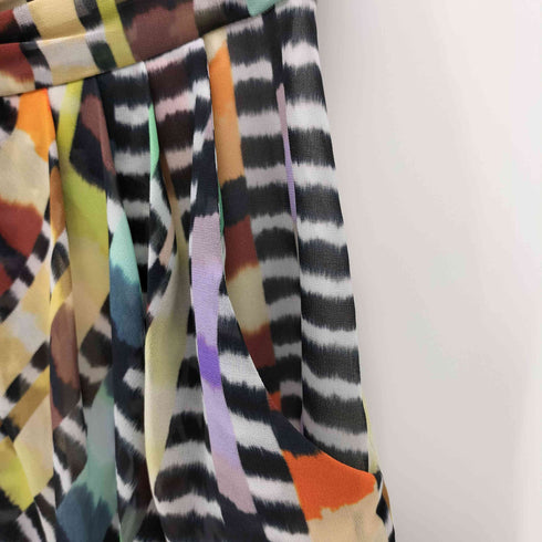 ポールスミスブラックレーベル Paul Smith BLACK LABEL 総柄 レイヤード スカート レディース 42