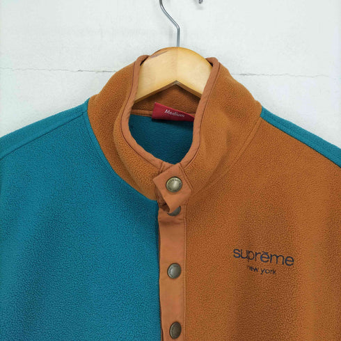 シュプリーム Supreme 16AW POLARTEC FLEECE COLOR BLOCKED HALF SNAP メンズ JPN:M