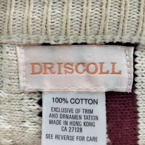 DRISCOLL 香港製 3Dニット メンズ