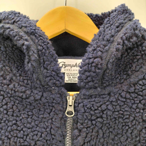 ジムフレックス GYMPHLEX ジップアップパーカー ボアベスト メンズ L