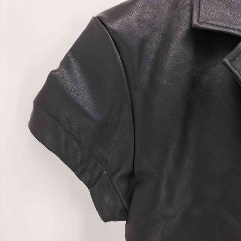 ダーリッチ Darich 22AW ハーフスリーブレザージャケット レディース FREE