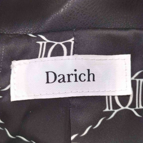 ダーリッチ Darich 22AW ハーフスリーブレザージャケット レディース FREE