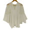 normment cotton voil with net embroidery blouse レディース