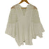 normment cotton voil with net embroidery blouse レディース