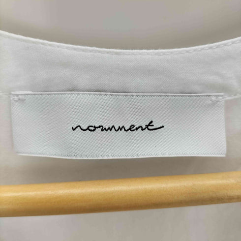normment cotton voil with net embroidery blouse レディース