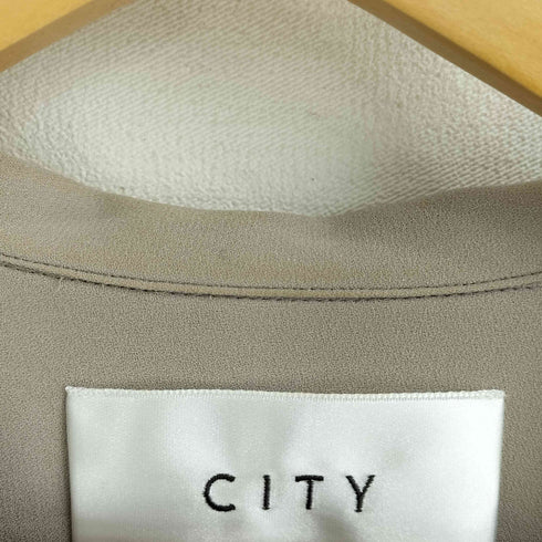シティー CITY GEORGETTE OPEN COLLAR SHIRTS オーバーサイズ オープンカラーシャツ メンズ JPN:2