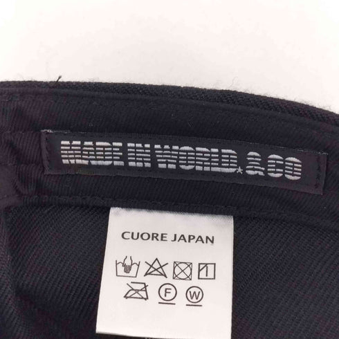 MADE IN WORLD☆&CO 6パネルキャップ メンズ