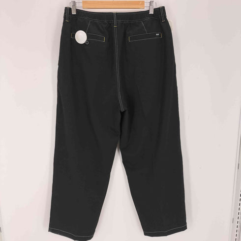 ハフ HUF ホワイトステッチツータックテーパードワイドパンツ メンズ JPN:L
