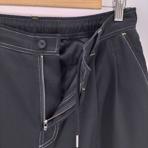 ハフ HUF ホワイトステッチツータックテーパードワイドパンツ メンズ JPN:L