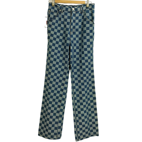 シティー CITY ICHIMATSU DENIM 市松柄 デニムパンツ メンズ JPN:2