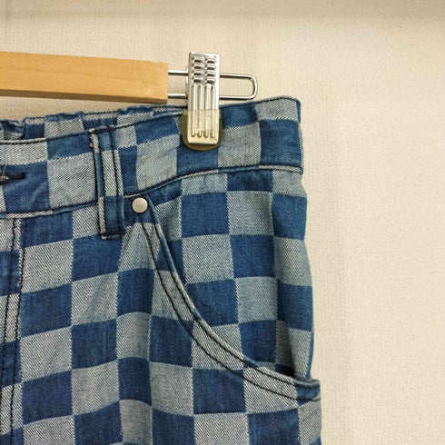 シティー CITY ICHIMATSU DENIM 市松柄 デニムパンツ メンズ JPN:2